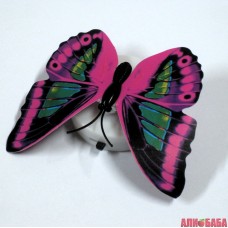Бабочка светящаяся фиолетовая
