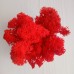 Кашпо Алмаз со мхом красного цвета